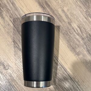 16 oz Black Stainless Steel Tumbler. Cross posted